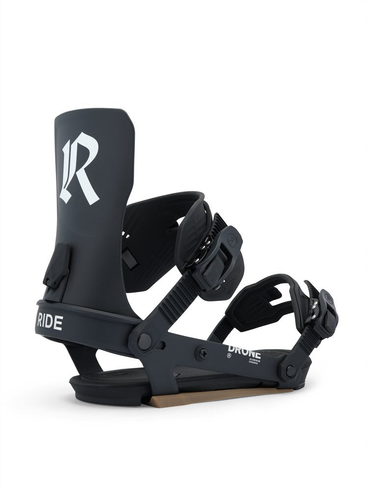 Ride Drone Mens 2026 Snowboard Binding - Black