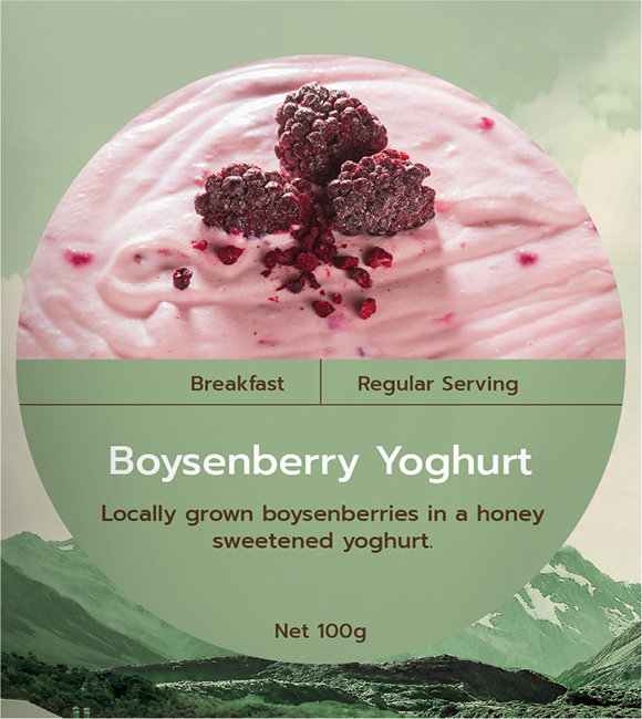 Real Meals - Boysenberry Yogurt