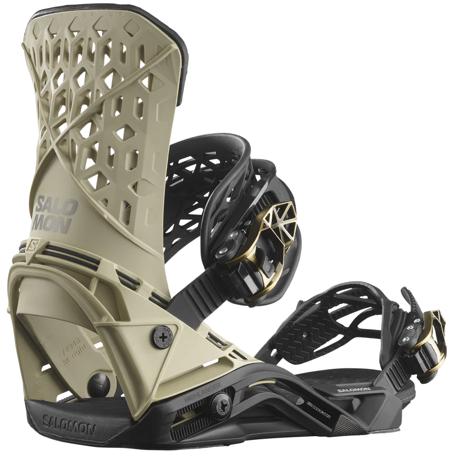 Salomon Highlander Snowboard Bindings - Pale Khaki