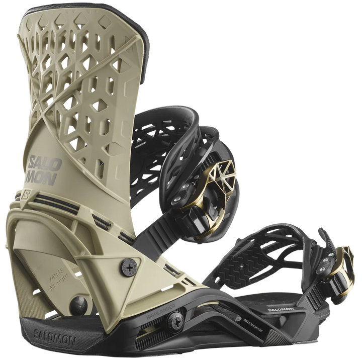Salomon Highlander Snowboard Bindings - Pale Khaki