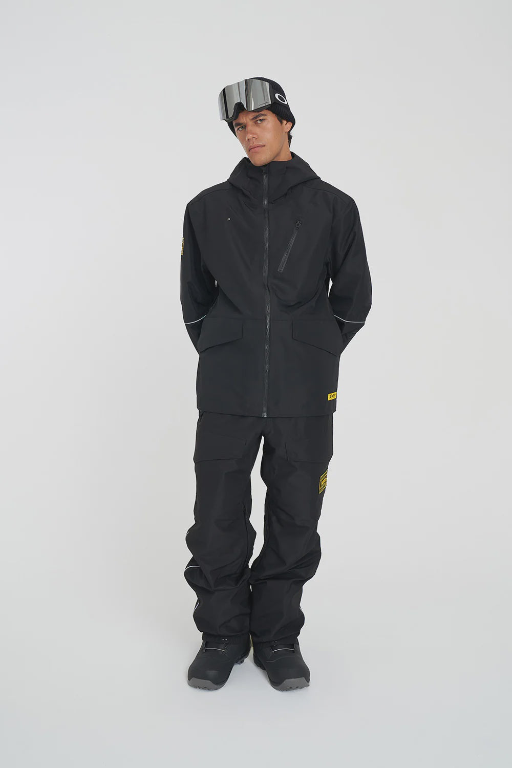 HUFFER MENS SLOWPOKE SNOW JACKET BLACK