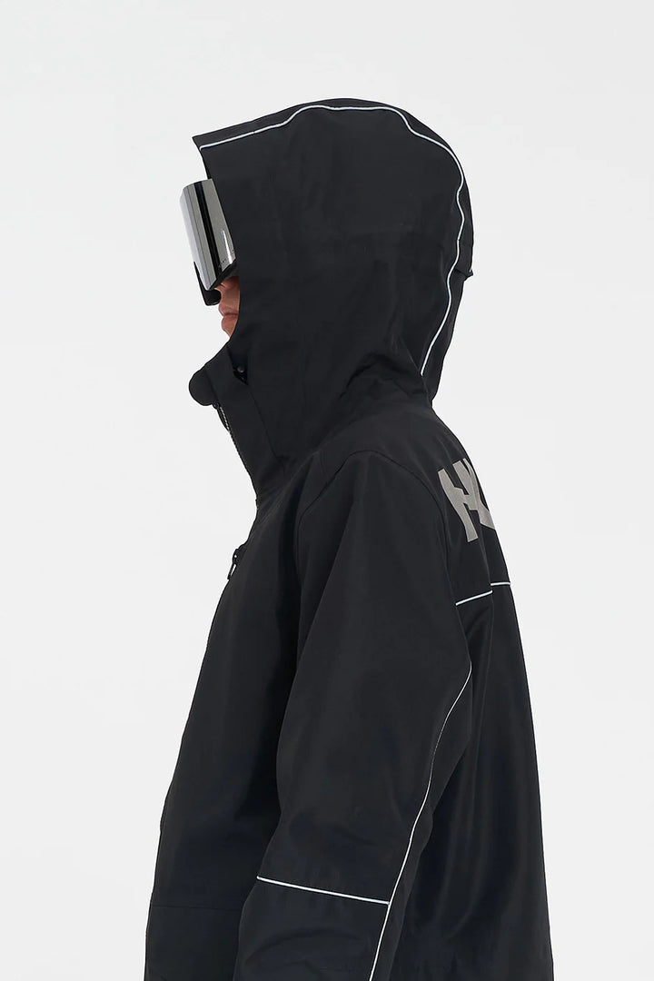 HUFFER MENS SLOWPOKE SNOW JACKET BLACK