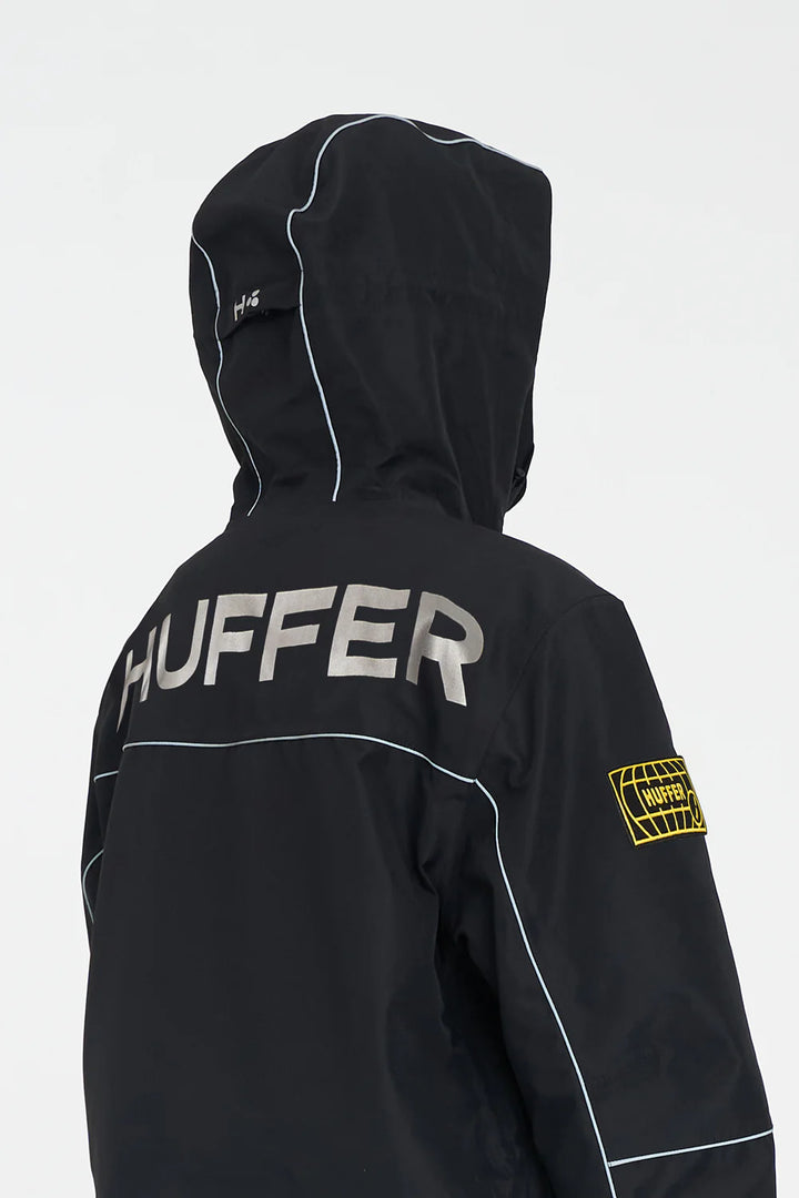 HUFFER MENS SLOWPOKE SNOW JACKET BLACK
