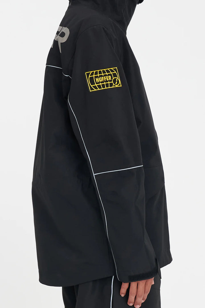 HUFFER MENS SLOWPOKE SNOW JACKET BLACK