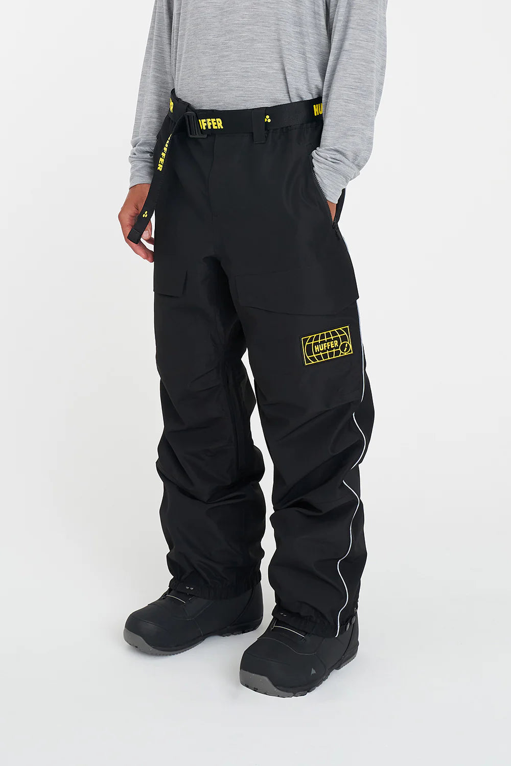 HUFFER MENS M1 SNOW PANT BLACK