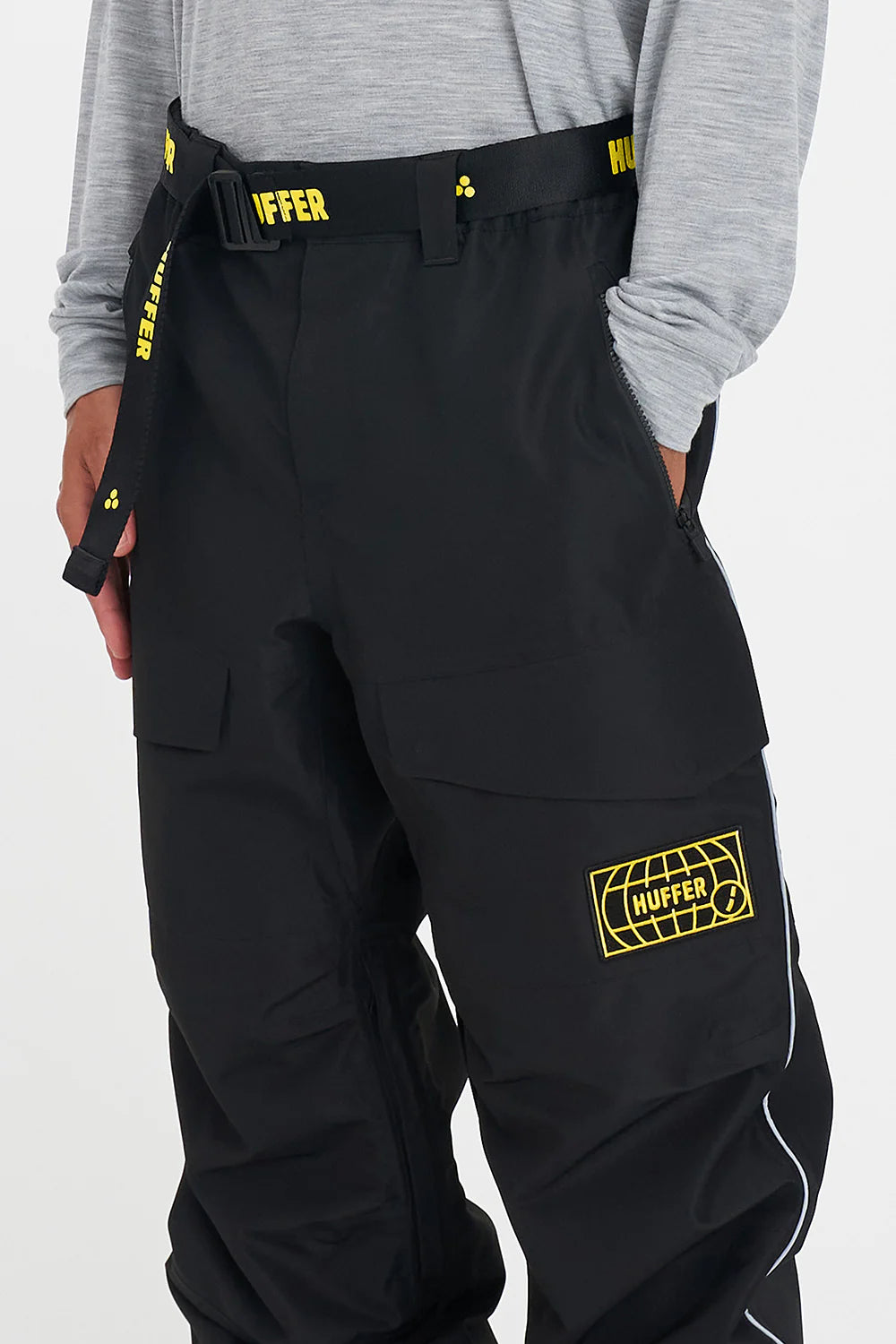 HUFFER MENS M1 SNOW PANT BLACK