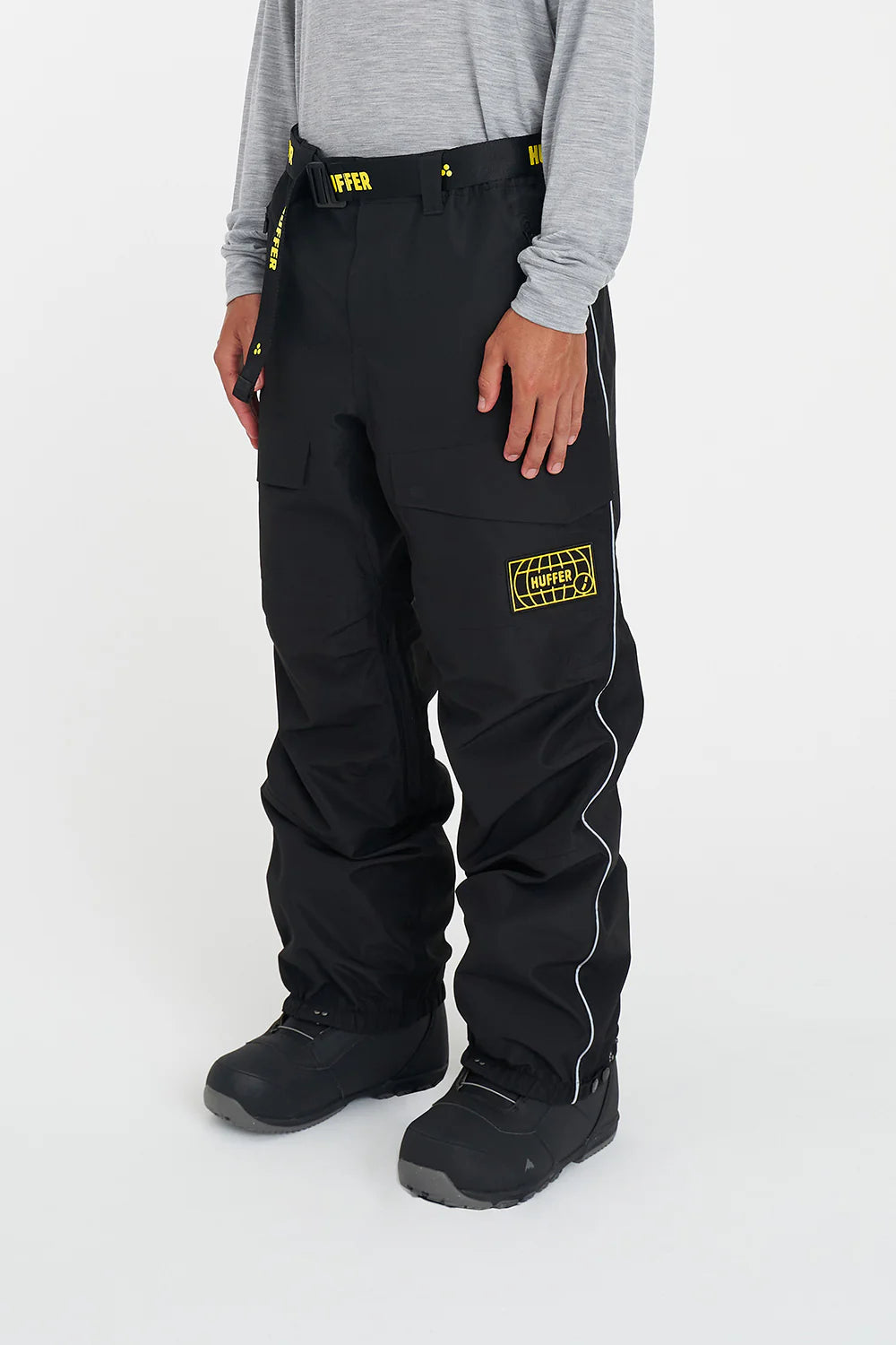 HUFFER MENS M1 SNOW PANT BLACK