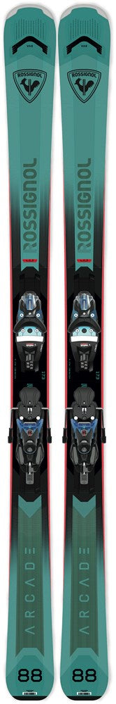 Rossignol Arcade 88 2026 with Look Konect SPX12 Blue Steel binding