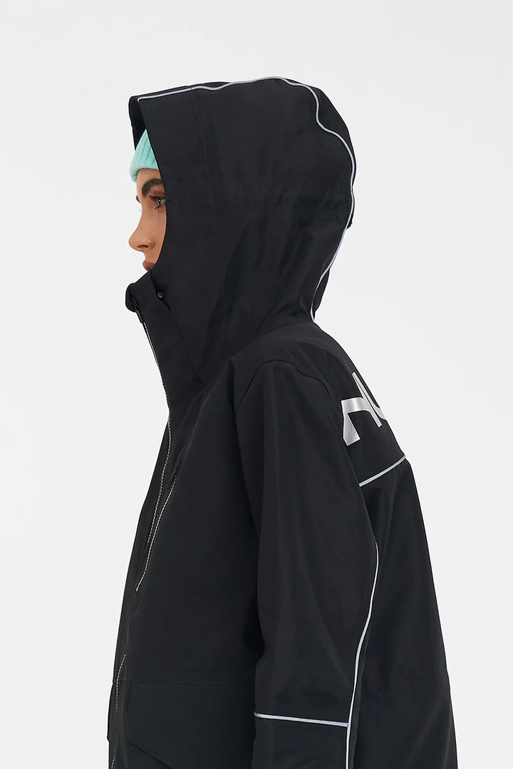 HUFFER WOMENS SLOWPOKE SNOW JACKET BLACK