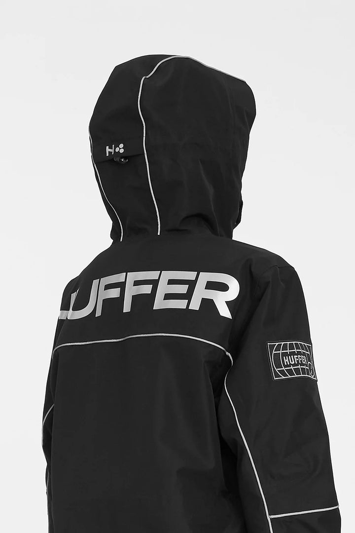 HUFFER WOMENS SLOWPOKE SNOW JACKET BLACK