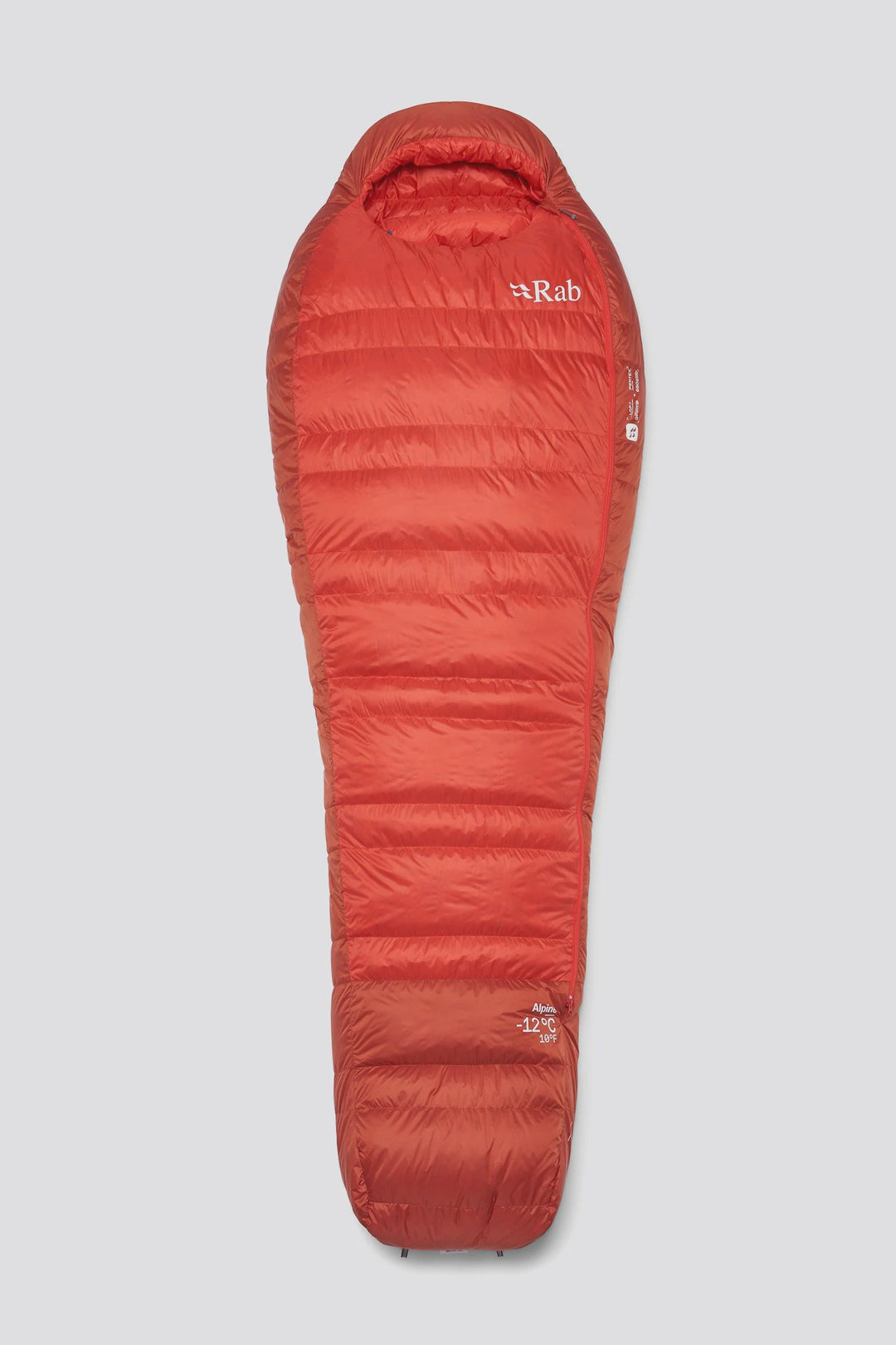 Rab Alpine -12 Dark Horizon/Tuscan Red Long Sleeping Bag