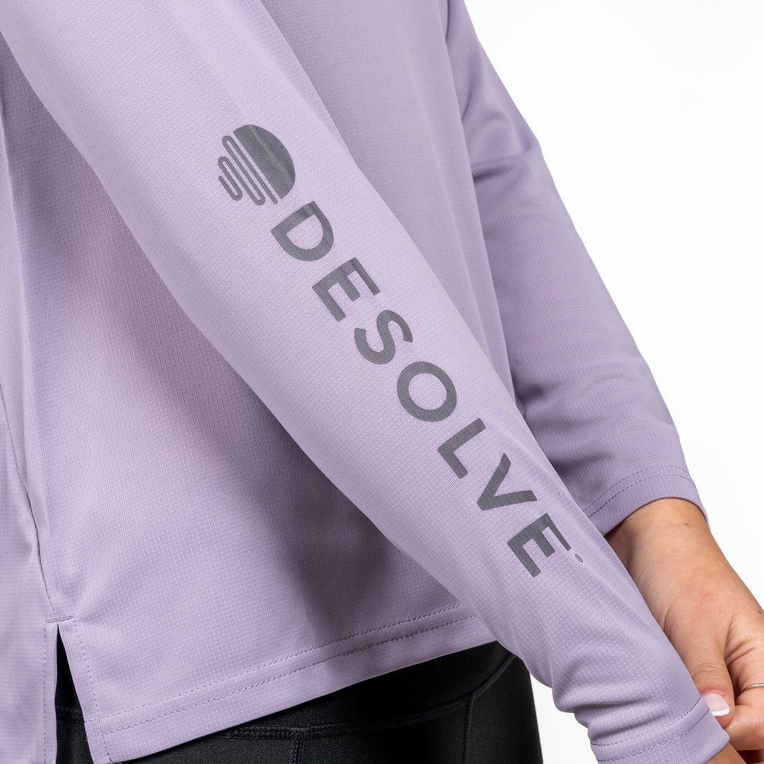Stripey Ripple Crew Womens / Lavender Aura