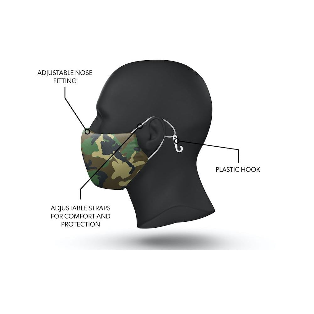 Gogglesoc Facemask - Green Camo