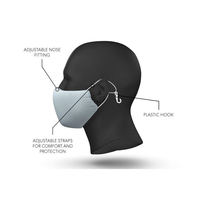 Gogglesoc Facemask - Heather Grey