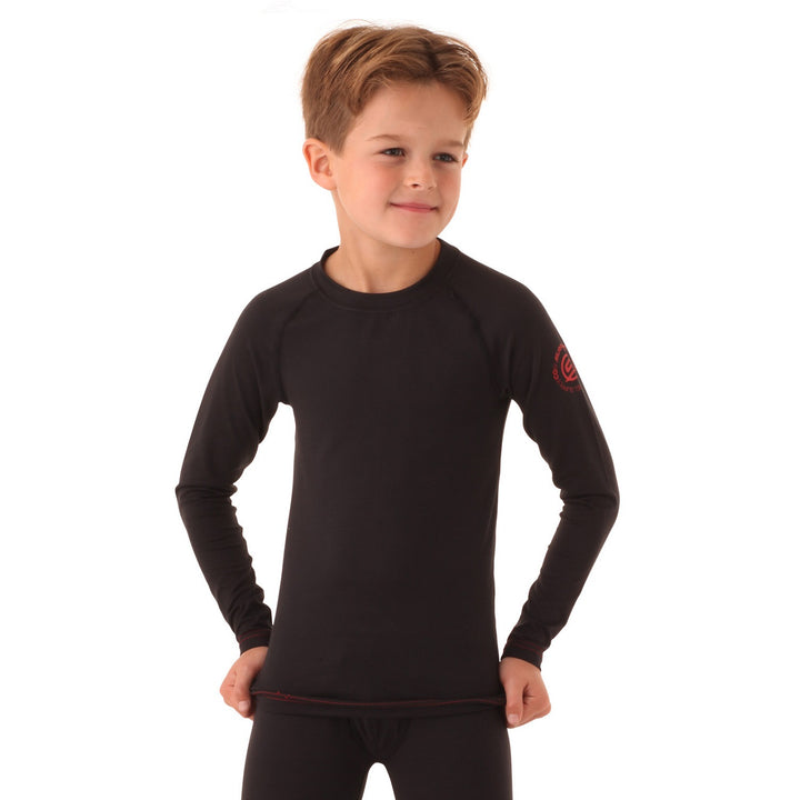 Surfanic CARBON DRI Boys Bodyfit Crew